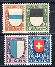 SCHWEIZ 1922 175-178 **