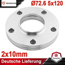 2x 10mm Spurplatten Spurverbreiterung Ø72.6 Distanzscheiben 5x120 Für BMW