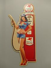 Blechschild Wandschild Eisen Gestanzt 80x36cm Nostalgie Tankstelle Wand Deko