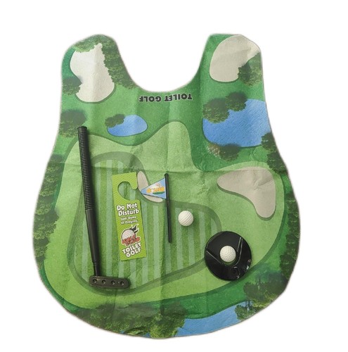 Toilettengolf geschenk set - toilettengolf,