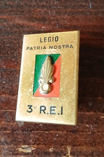 Fremdenlegion Abzeichen 3° R.E.I. LEGIO PATRIA NOSTRA, FLAMME RELIEF Legion