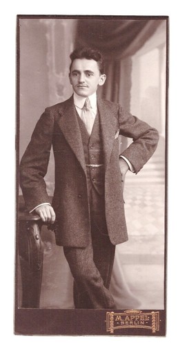 Cdv foto 1910 hübscher - um,