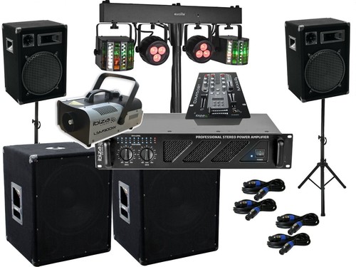 Komplett set powermixer - dj,