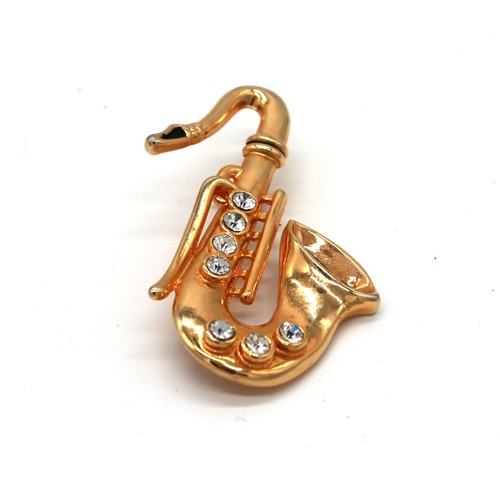 Saxophon anstecker brosche - saxophon,