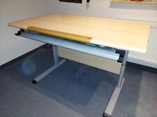 Schreibtisch 120x 70 Höhenverstellbar  zum kippen mit Schubkastenauszug.