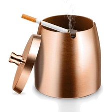 Edelstahl Aschenbecher