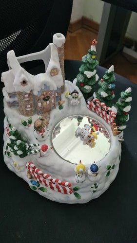 Spieluhr winterlandschaft mit - spieluhr,