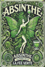 Blechschild "ABSINTHE" retro