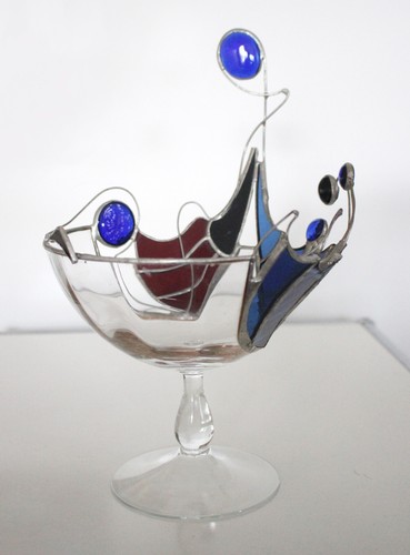 Kunstvolle glasschale bleiglas - kunstvolle,