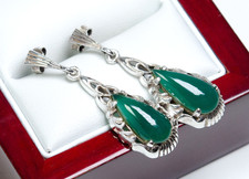 925 Silber - antike Ohrringe -