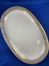 Winterling Kirchenlamitz - Goldrand - Gold Bordüre - Ovalplatte Platte