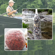 PVA Netz Mesh 5 Meter Karpfen Tube wasserlöslich Futternetz Futtertasche Sack