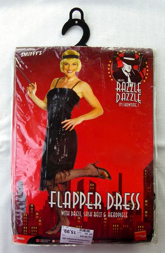 Flapper schwarzes charleston - schwarzes,