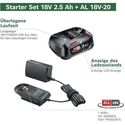 Bosch starter set 18v - starter,