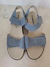 Walbusch Damen Sandalen Flach Mit Klettverschluss Gr 40