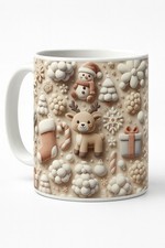 Weihnachtstasse In 3D Optik