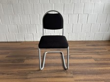 L&C Stendal401 Besucherstuhl Freischwinger stapelbar schwarz grau