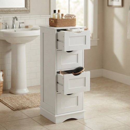 Badezimmer standschrank weiß - standschrank,