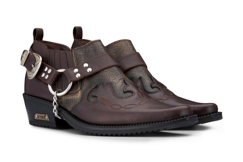 Herren leder cowboy schuhe - cowboy,