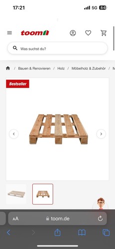 Paletten stück 120x80x13 - paletten, 4