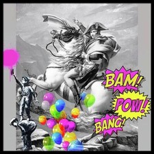 Unique Piece! Banksy Homage