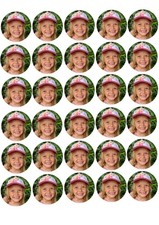 Cupcake Tortenaufleger  Kuchenbild Fondant Feste Personalisiert 30 Stück