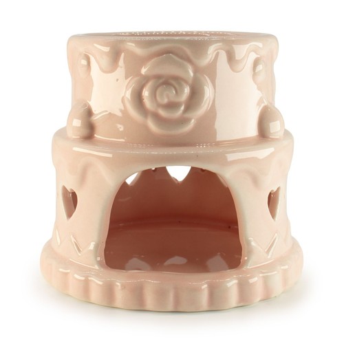 Duftlampe keramik herzen rosa - duftlampe,