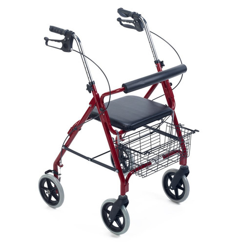135301 rollator dunkelrot - t-135301,