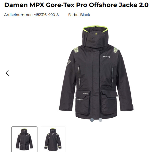 Musto mpx offshore women - mpx,
