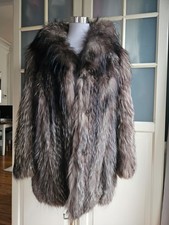 Silberfuchs Mantel Jacke