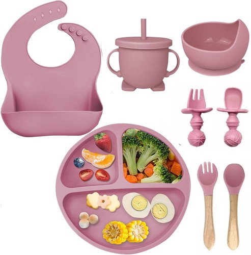 Stücke baby silikon teller - 8,