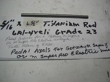 5/16"TITANIUM  ROD 1 PC. 6