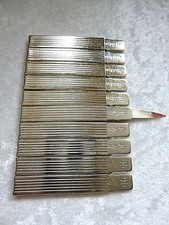 Zahnstocher silber Silberblatt