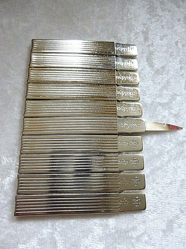 Zahnstocher silber silberblatt - silber,