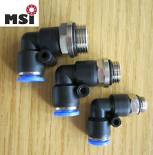 Winkelsteckverschraubung Winkelsteckverbinder Pneumatik Druckluft wie IQS Festo