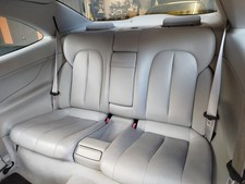 mercedes clk 230 kompressor W 208 Rücksitzbank Rückenlehne Leder Grau