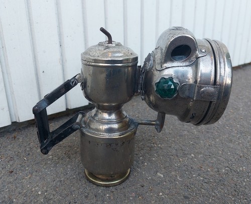 Antike fahrrad vorderlampe - antike,