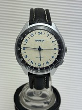 RAKETA 24 STUNDEN  HANDAUFZUG HERRENARMBANDUHR UM 1970 TOP