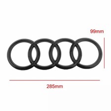 285x99MM Vorne KühlergrillFrontgrill Emblem Ringe Für Audi A3A4 A5 A7 A8