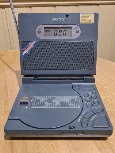 Sony icf cd1000 - am, cd