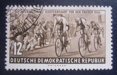 Ddr friedensfahrt 1954 426 - ddr,, 1954,mi.426