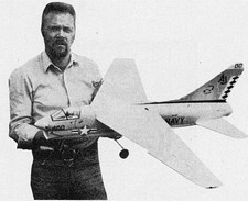 Bauplan A-7 Corsair Modellbauplan Motorflugmodell