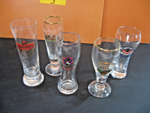 Miniatur biergläser - 5x,