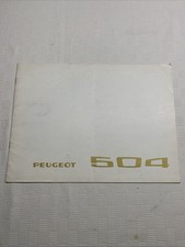 Prospekt Peugeot 504 Original 1968 NL