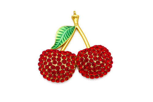 Diamant kirsche rot - 7,3, cm