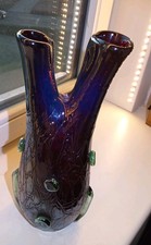 irisierende Glasvase, Murano