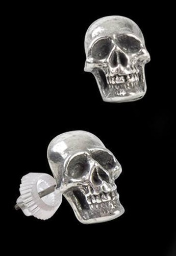 Alchemy totenkopf ohrringe - ohrringe,