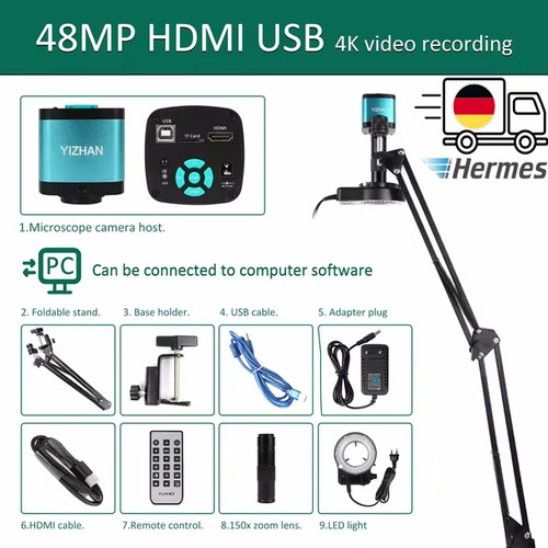 48mp full hdmi usb - 4k, hd