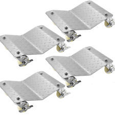 4X PKW Rangierhilfe je 680 kg Auto Rangierroller Rangierheber Wagenheber Rolle