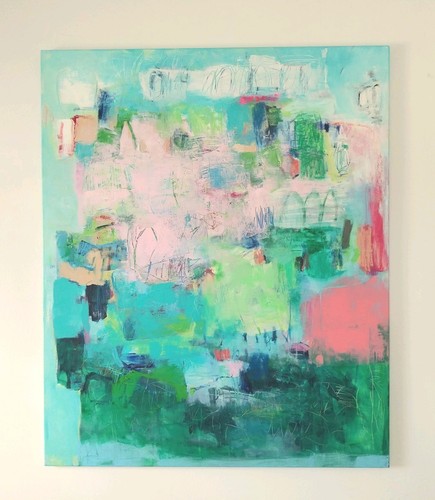 Original abstrakt modern acryl - original,